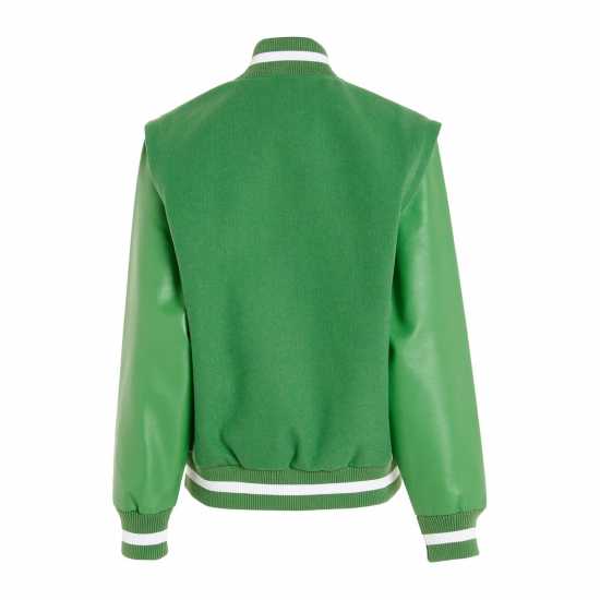 Tommy Jeans Tjw Zip Off Sleeve Letterman  