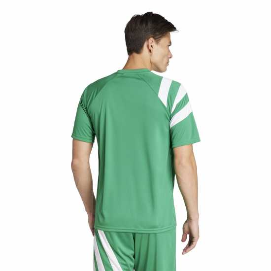 Adidas Мъжка Риза Fortore 23 Football Shirt Mens Зелено/Бяло 