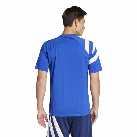 Adidas Мъжка Риза Fortore 23 Football Shirt Mens Синьо/Бяло 