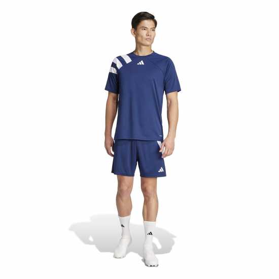 Adidas Мъжка Риза Fortore 23 Football Shirt Mens морско син 2/бял 