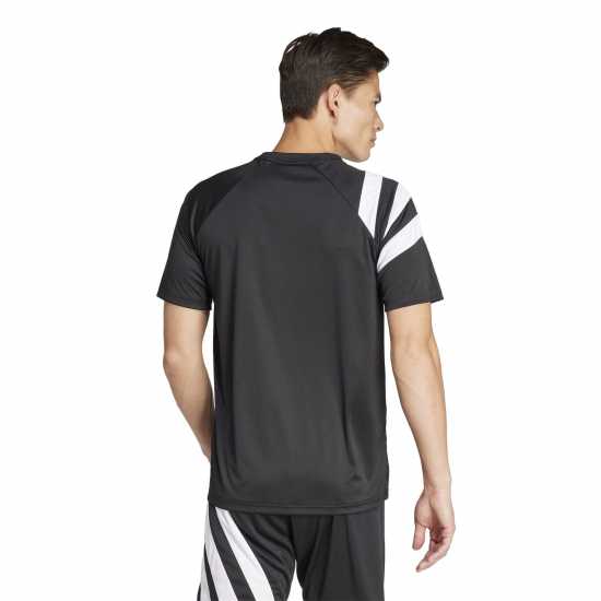 Adidas Мъжка Риза Fortore 23 Football Shirt Mens черно/бяло 