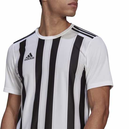 Adidas Striped 21 Jersey Mens T-Shirt Бяло/Черно Мъжки тениски с яка