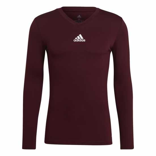 Adidas Team Base Tee Отбор Каштаново Мъжки тениски с яка