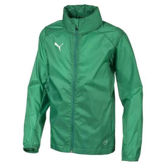 Puma Train Rain Jckt Jn99 Green/White Детски якета и палта