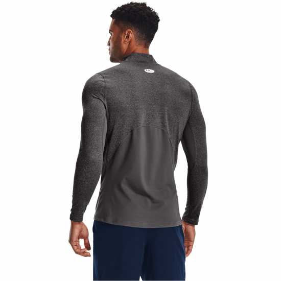 Under Armour Coldgear® Fitted Mock Mens Тъмно сиво Мъжко облекло за едри хора