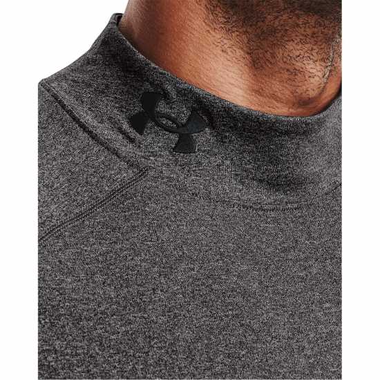 Under Armour Coldgear® Fitted Mock Mens Тъмно сиво Мъжко облекло за едри хора