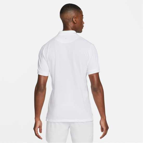 Nike The Polo Rafa Men'S Slim-Fit Shirt Mens Бяло/Черно Мъжки тениски с яка