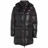 Tommy Jeans Alaska Midi Puffer Jacket Черно 