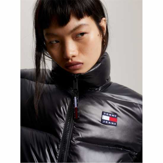 Tommy Jeans Alaska Midi Puffer Jacket Черно 