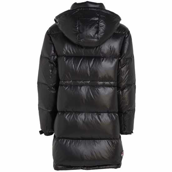 Tommy Jeans Alaska Midi Puffer Jacket Черно 