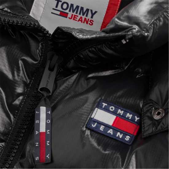 Tommy Jeans Alaska Midi Puffer Jacket Черно 