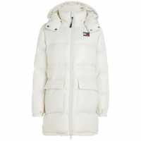 Tommy Jeans Alaska Midi Puffer Jacket Новинарска хартия 