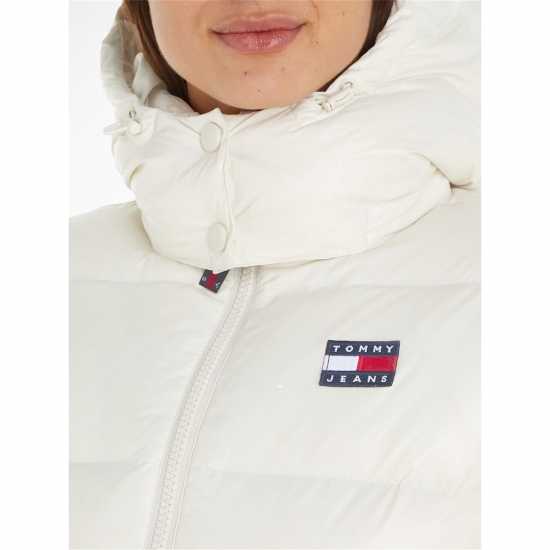 Tommy Jeans Alaska Midi Puffer Jacket Новинарска хартия 