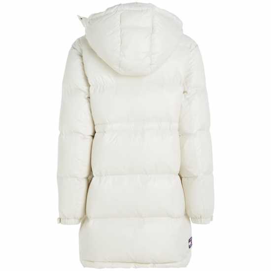 Tommy Jeans Alaska Midi Puffer Jacket Новинарска хартия 