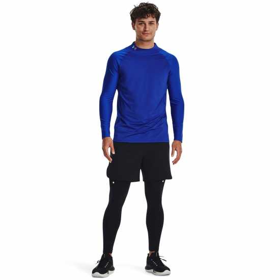 Under Armour Мъжко Горнище Дълъг Ръкав Rush Smartform Long Sleeve Top Mens Синьо Мъжки тениски с яка