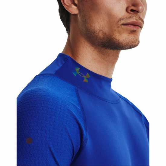 Under Armour Мъжко Горнище Дълъг Ръкав Rush Smartform Long Sleeve Top Mens Синьо Мъжки тениски с яка