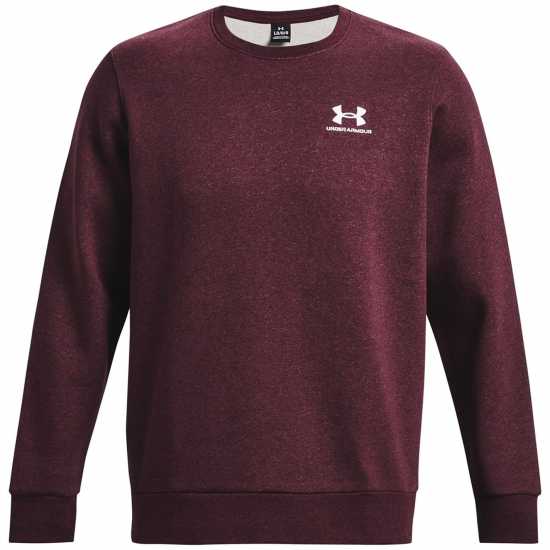 Under Armour Мъжки Пуловер Обло Деколте Fleece Crew Sweater Mens Maroon Мъжко облекло за едри хора