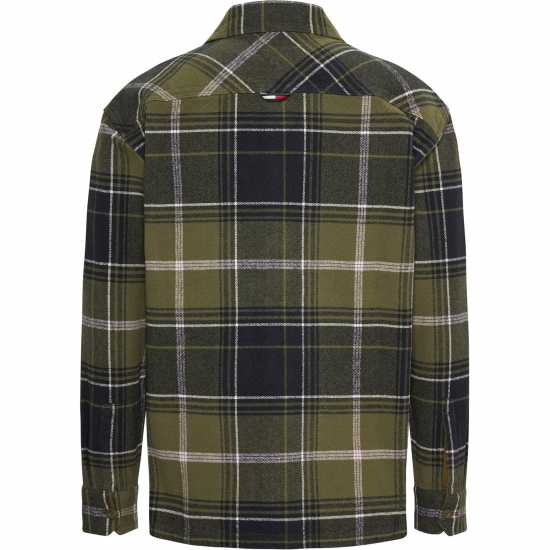 Tommy Jeans Tjm Brushed Check Overshirt Зелен MR1 