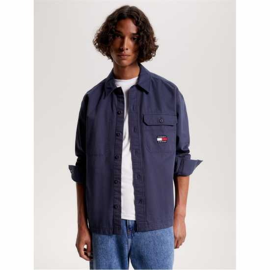 Tommy Jeans Tjm Essential Overshirt Нави C87 