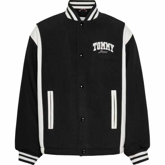 Tommy Jeans Tjm Cord Wool Mix Letterman  Мъжки якета с пух