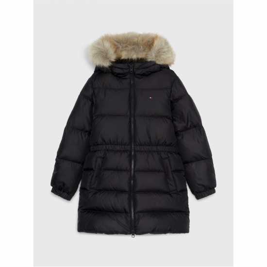 Tommy Hilfiger Пухено Яке Long Waisted Down Jacket  