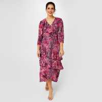 Biba Ruffle Print Dress  Dresses Under 60