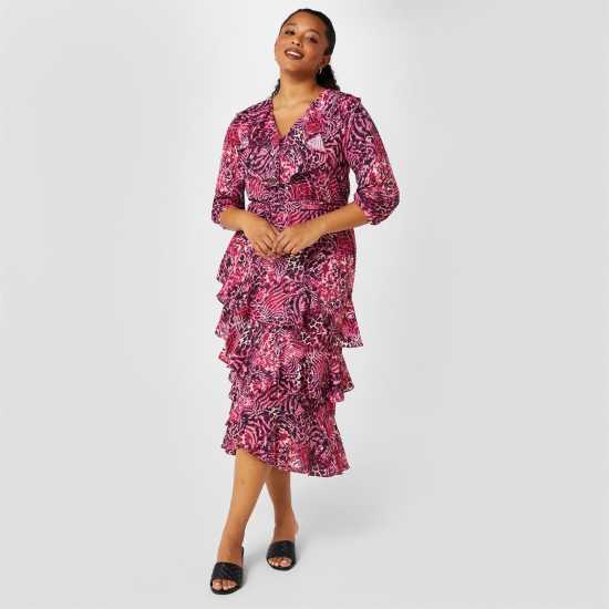 Biba Ruffle Print Dress  Dresses Under 60