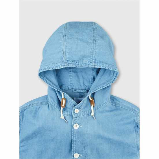 Pretty Green Pg Denim Parka Sn99  