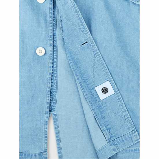 Pretty Green Pg Denim Parka Sn99  