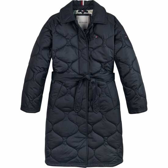 Tommy Hilfiger Тренчкот Quilted Long Trench Coat Junior  