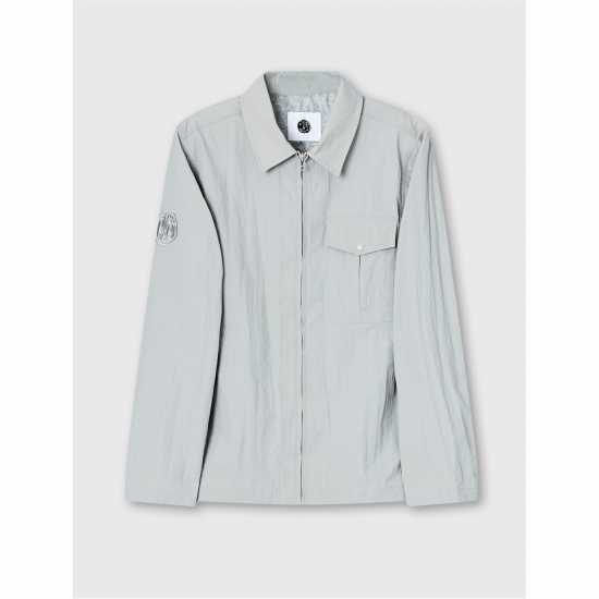 Pretty Green Ridley Overshirt Сиво 