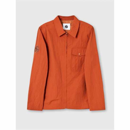 Pretty Green Ridley Overshirt Оранжево 