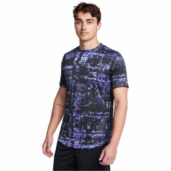 Under Armour M's Ch. Pro Train SS PRNT Синьо Мъжки тениски с яка