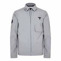 Pretty Green Heaton Overshirt Сиво 