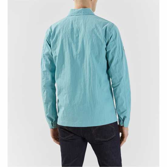 Pretty Green Heaton Overshirt Светло син 