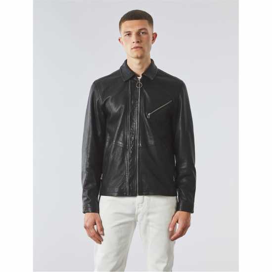 Pretty Green Pg Fleetwood Leather Sn34  Мъжки якета и палта