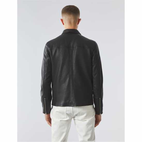 Pretty Green Pg Fleetwood Leather Sn34  Мъжки якета и палта