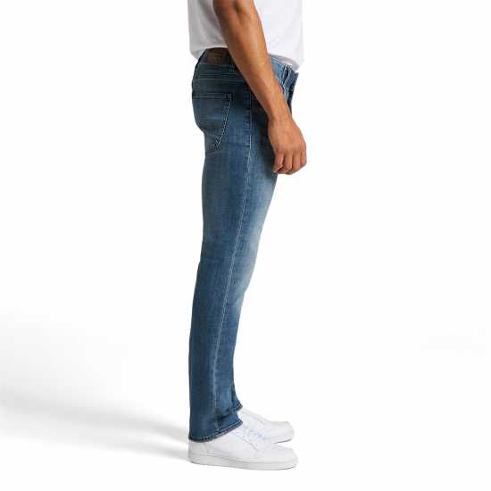 Стеснени Дънки Lee Motion Slim Jeans Лени Средно Перо Мъжко облекло за едри хора