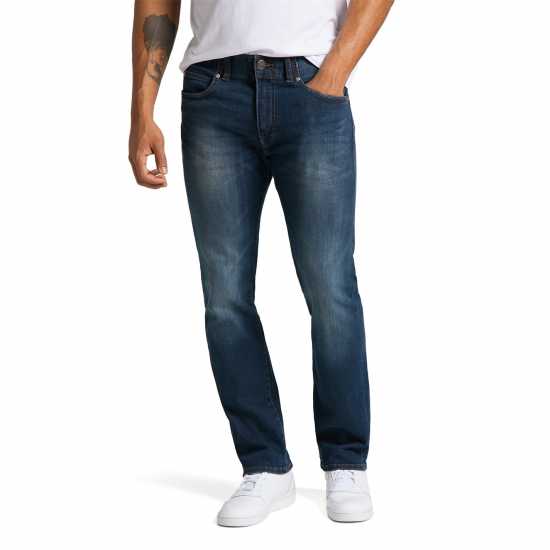 Стеснени Дънки Lee Motion Slim Jeans Аристократ Тъмно Мъжко облекло за едри хора