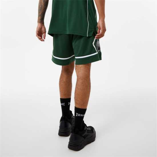 Everlast Basketball Panel Shorts Зелено Мъжко облекло за едри хора