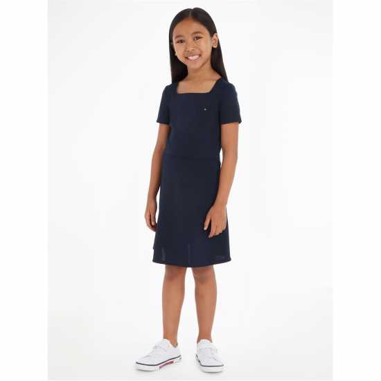 Tommy Hilfiger Дамска Рокля Skater Dress Juniors  Kids