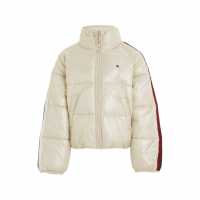 Tommy Hilfiger Girls Global Stripe Puffer Jacket  