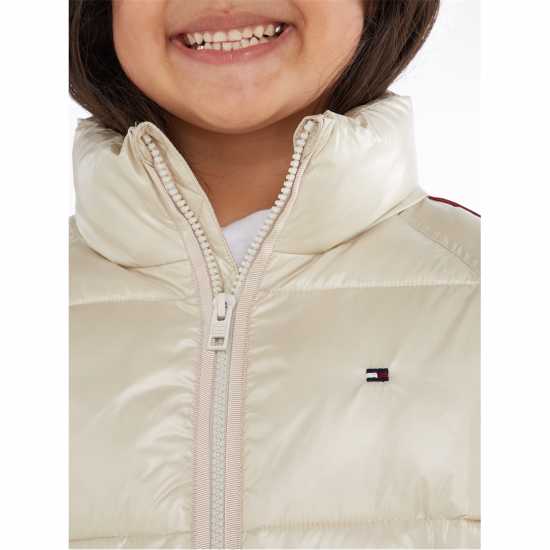 Tommy Hilfiger Girls Global Stripe Puffer Jacket  