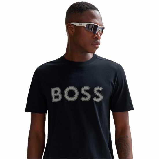 Hugo Boss Boss Logo T-Shirt Тъмно синьо 