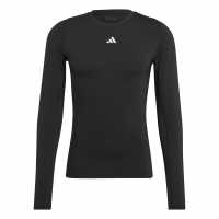 Adidas Techfit Aeroready Long Sleeve Long-Sleeve Top Sn99 Черно Мъжки ризи