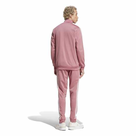 Adidas Basic 3 - Stripes Tricot Tracksuit Бордово Мъжки спортни екипи в две части