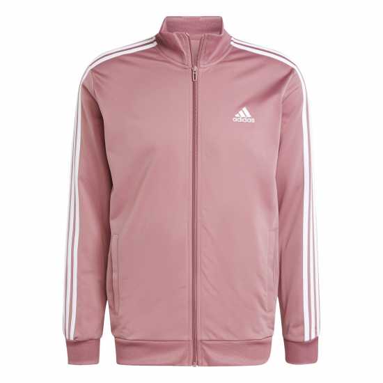 Adidas Basic 3 - Stripes Tricot Tracksuit Бордово Мъжки спортни екипи в две части