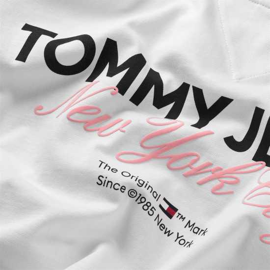 Tommy Jeans Tjm Reg Color Pop Tj Nyc Tee Бял YBR Мъжки ризи