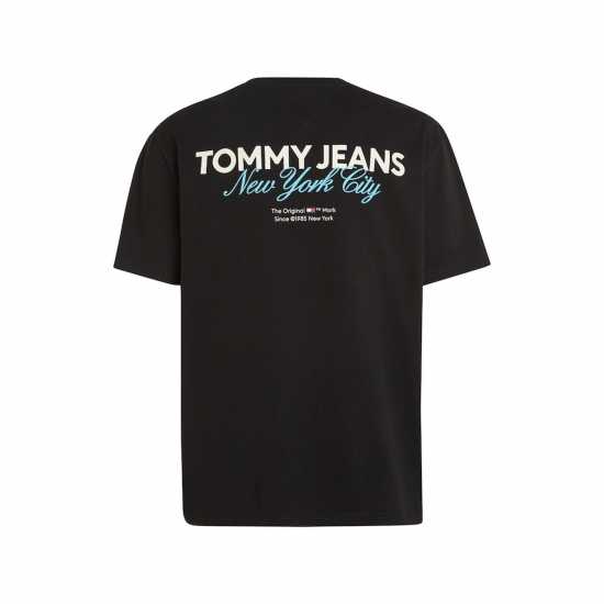 Tommy Jeans Tjm Reg Color Pop Tj Nyc Tee Черно BDS Мъжки ризи