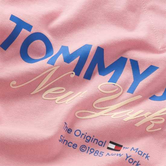 Tommy Jeans Tjm Reg Color Pop Tj Nyc Tee Балет Розово THA Мъжки ризи